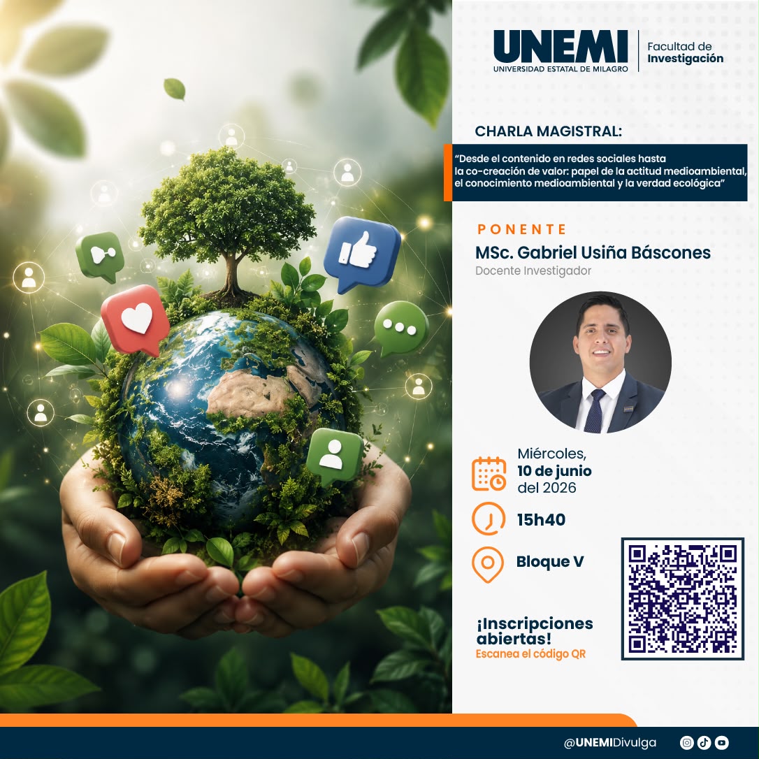 Charla Magistral - Divulgación de Artículo Científico- MSc. Gabriel Usiña