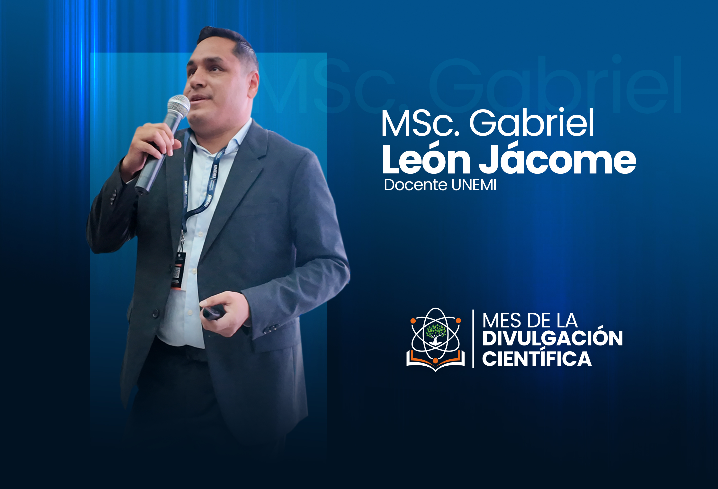 MSC. GABRIEL LEÓN JÁCOME