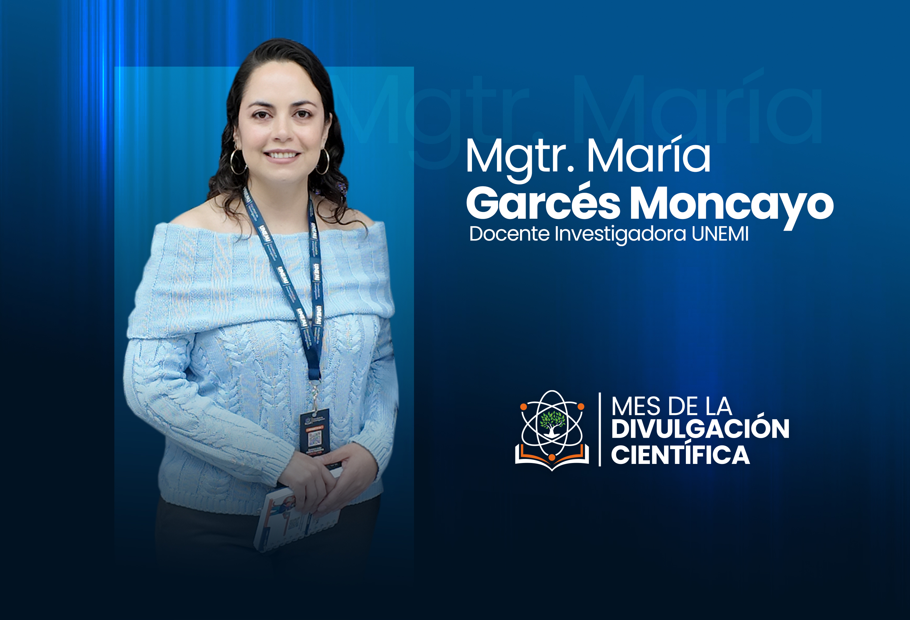 MGTR. MARÍA GARCÉS MONCAYO